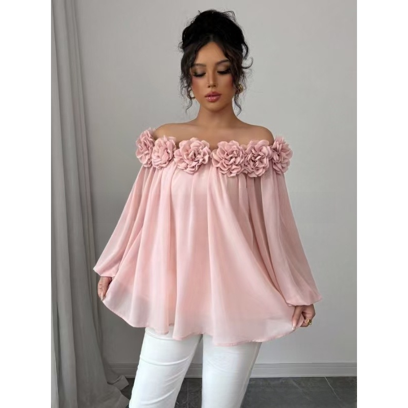 Crossfit Youtube - Elegant Backless 3D Flower Puffy Tube