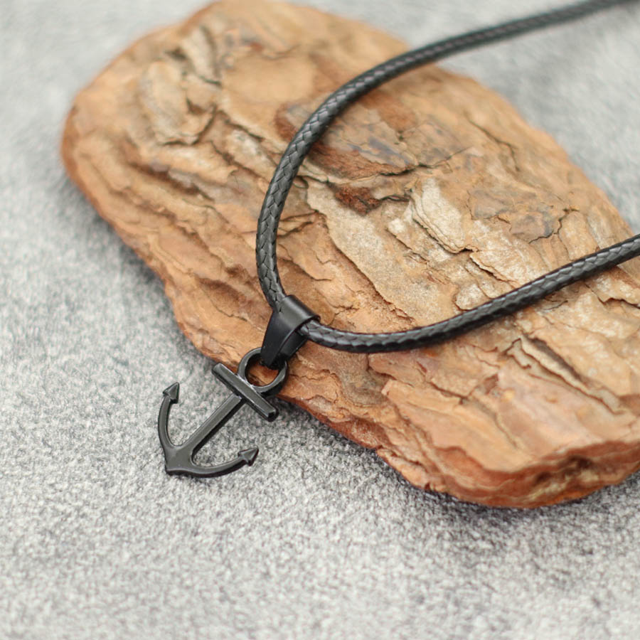 Battle Rope Anchor - Marine Series Anchor Rudder Pendant Necklace