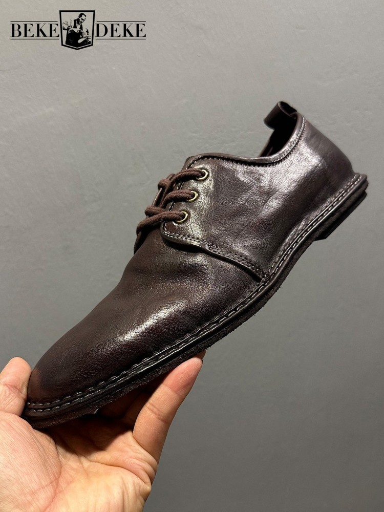 Crossfit Male - Vintage Mens Genuine Leather Shoes British