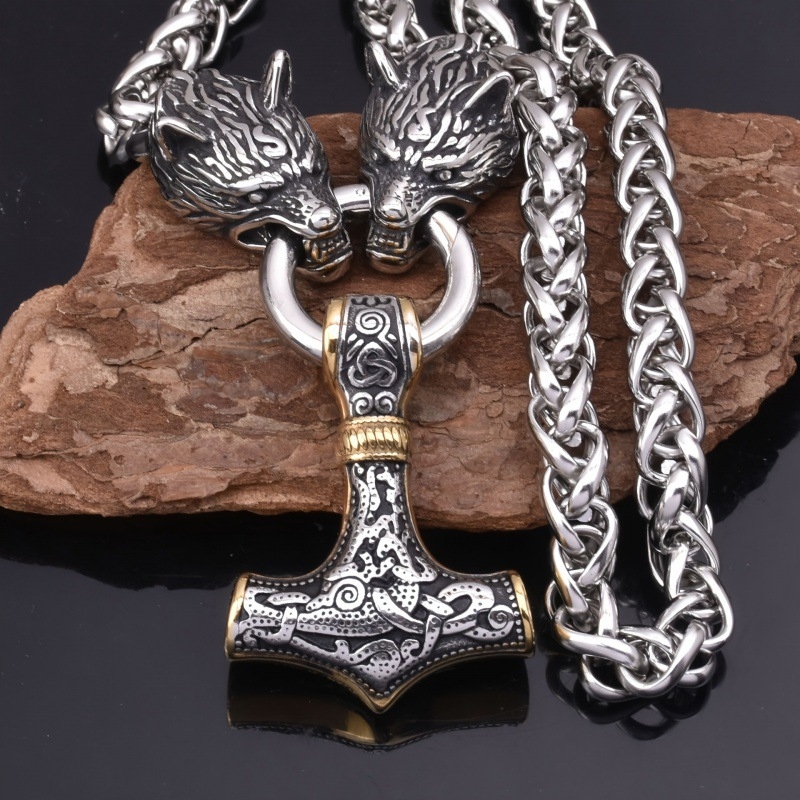 Battle Rope Anchor - Never Fade Gold Color Odin Wolf