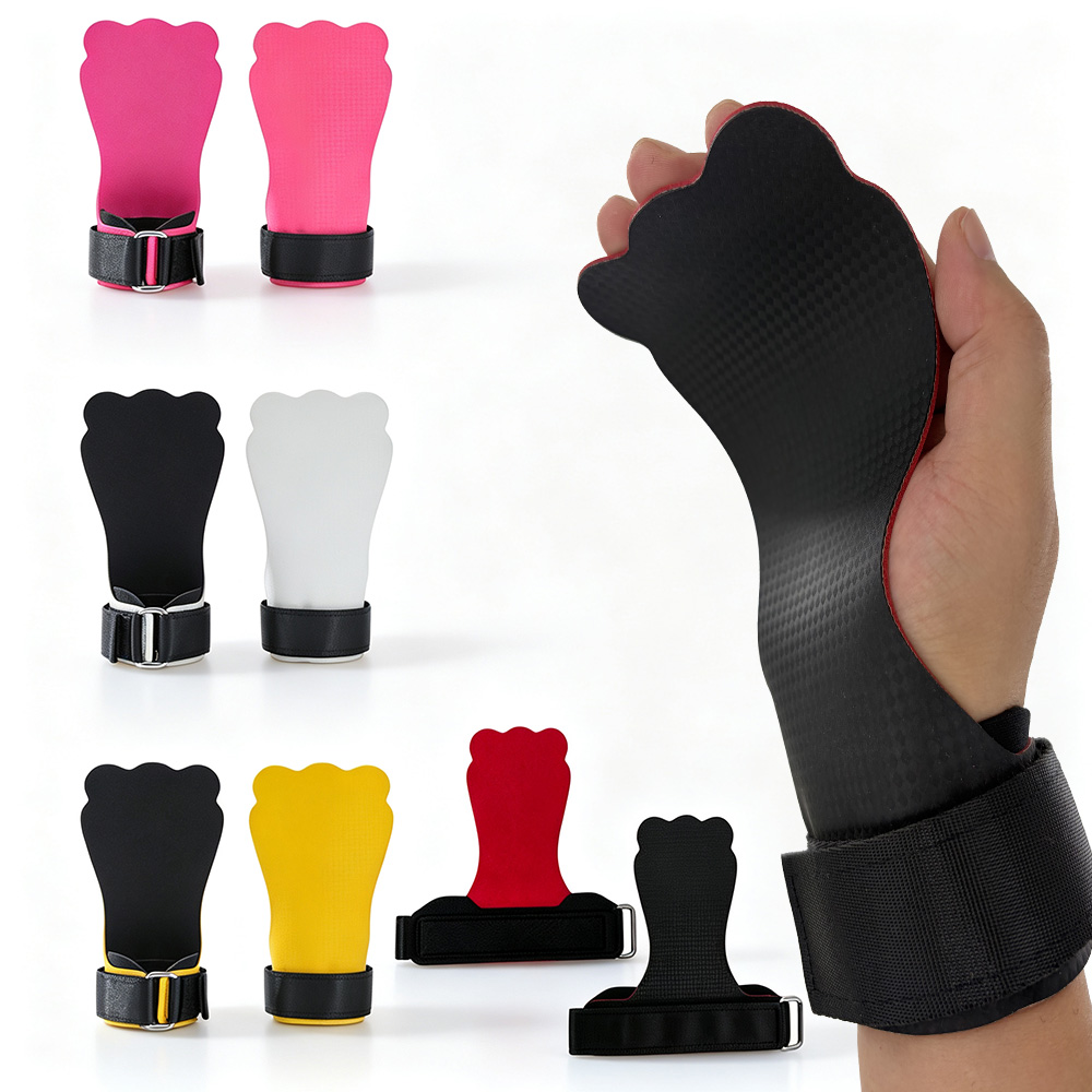 Crossfit Training Gear - Kevlar Rubber Weight Lifting Hand Grips