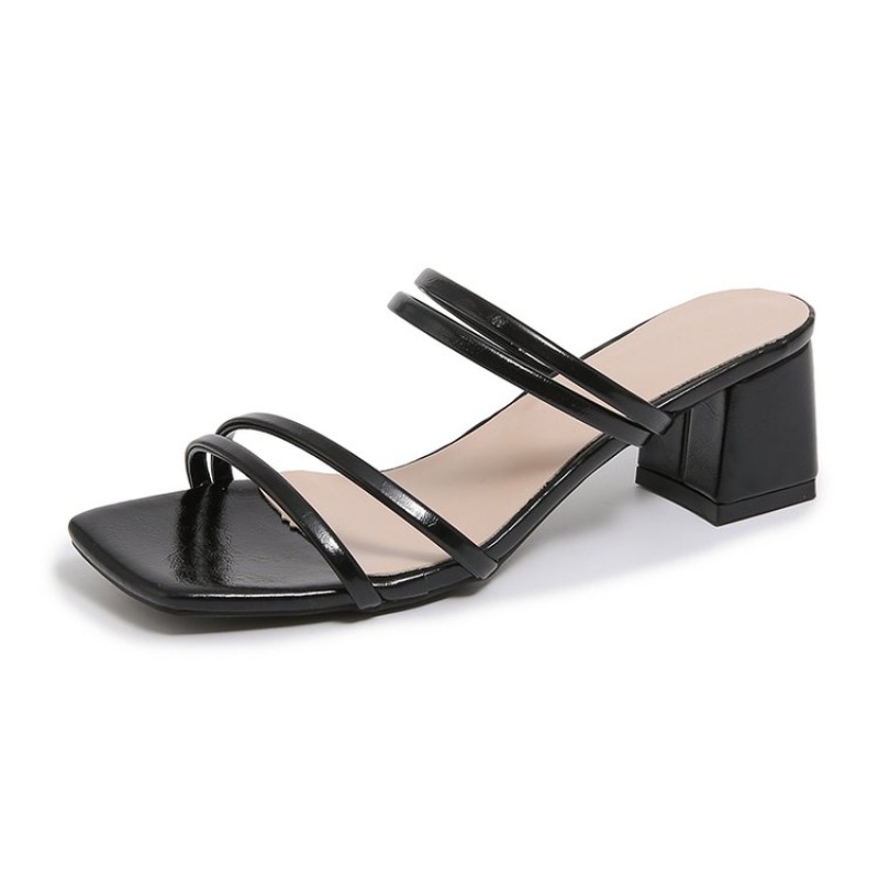 Crossfit Ladies - New Ladies Square Heels Elegant Summer