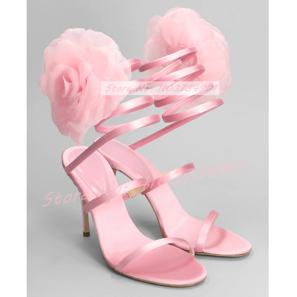 Crossfit Ladies - Pink Lace Flower Fairy Cross Strap