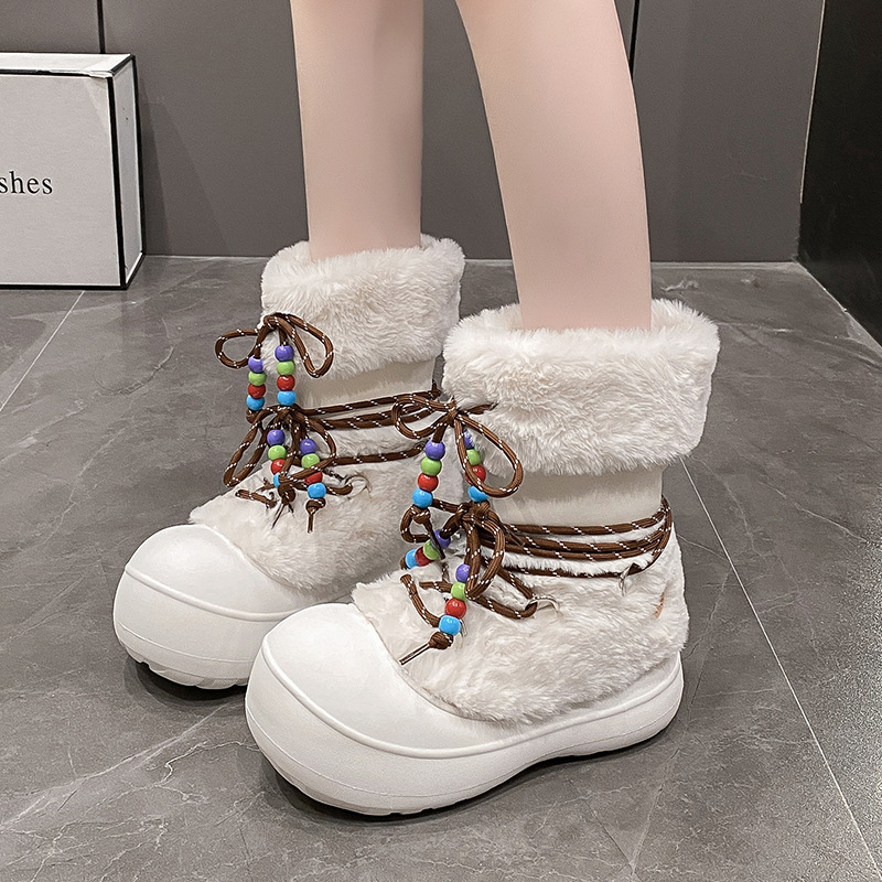 Crossfit Youtube - Winter Snow Boots for Women Plush