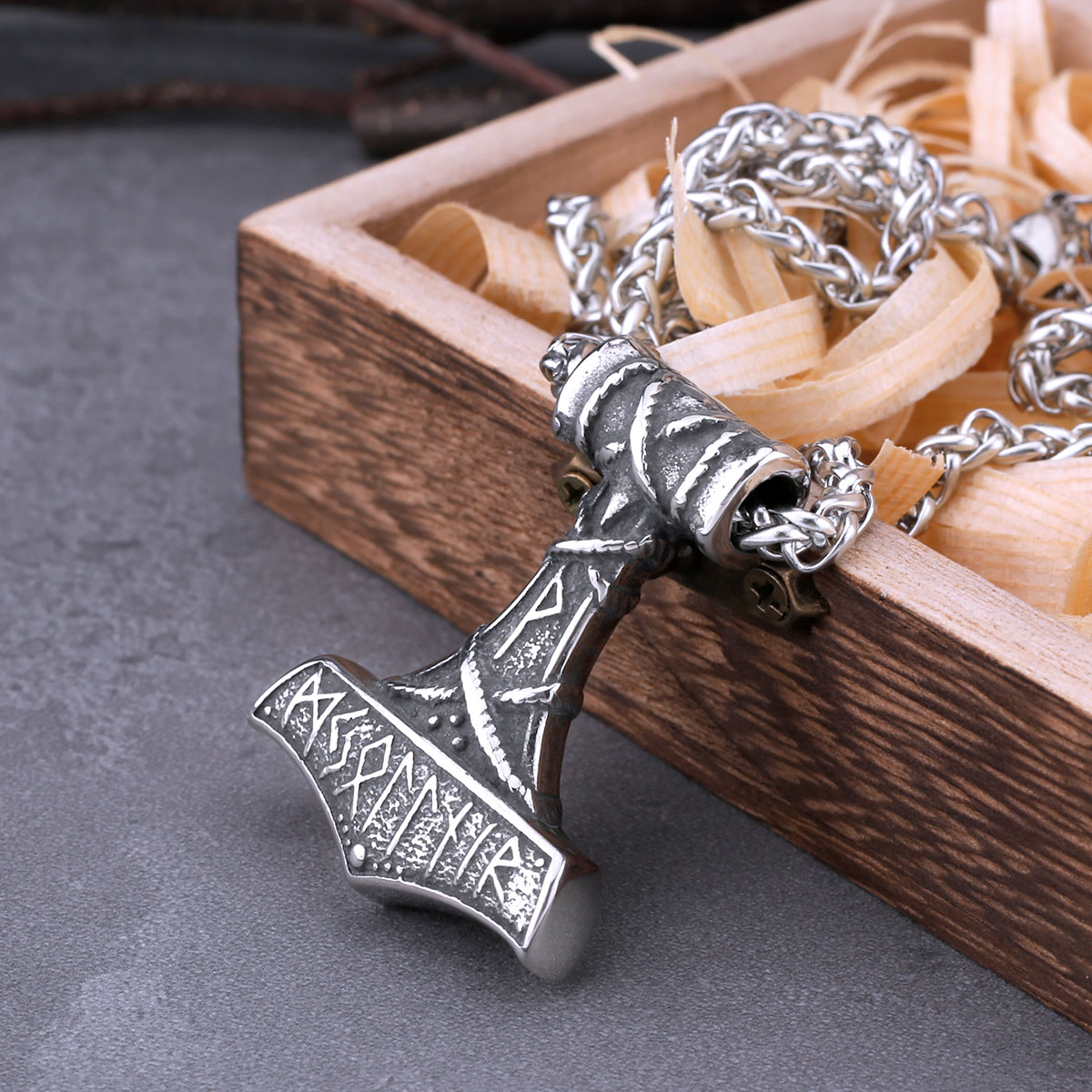Battle Rope Anchor - Vintage Nordic Vikings Anchor Odin Rune