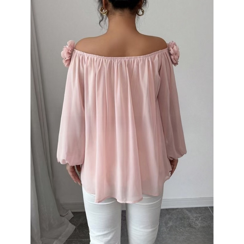 Elegant Backless 3D Flower Puf - Crossfit Youtube ulasan dan harga