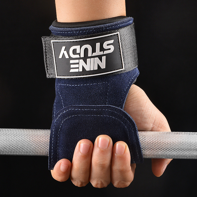 New Leather Gym Gloves Pull-up - Crossfit Equipment ulasan dan harga