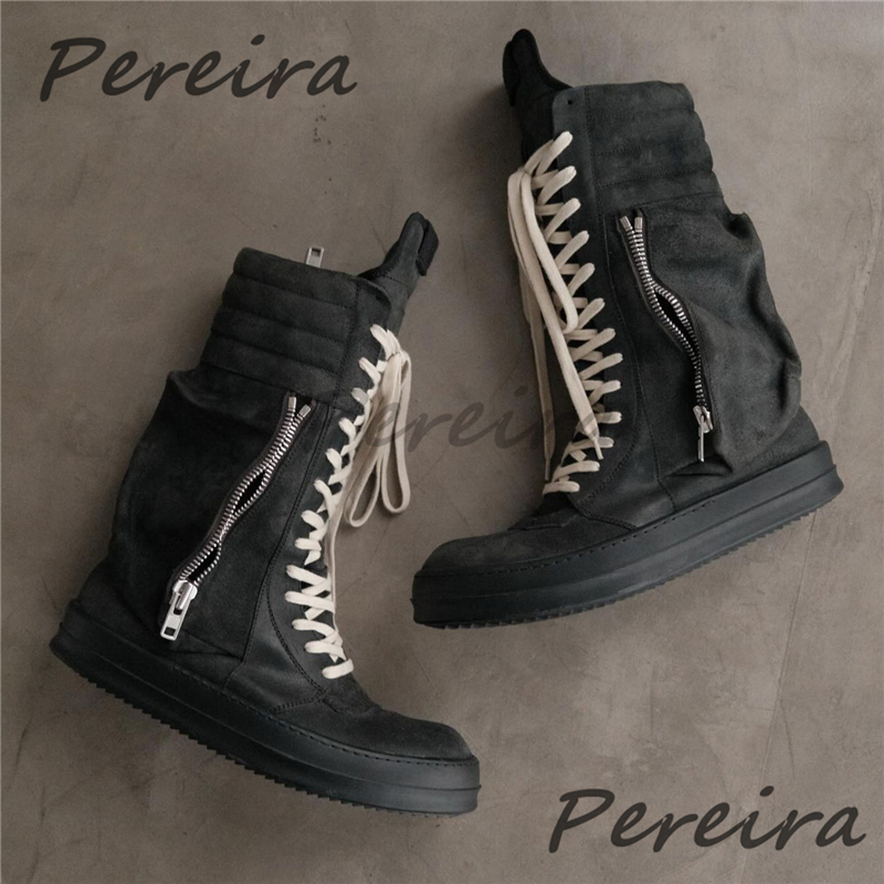 Black Suede Flat High Top Snea - Crossfit Male ulasan dan harga
