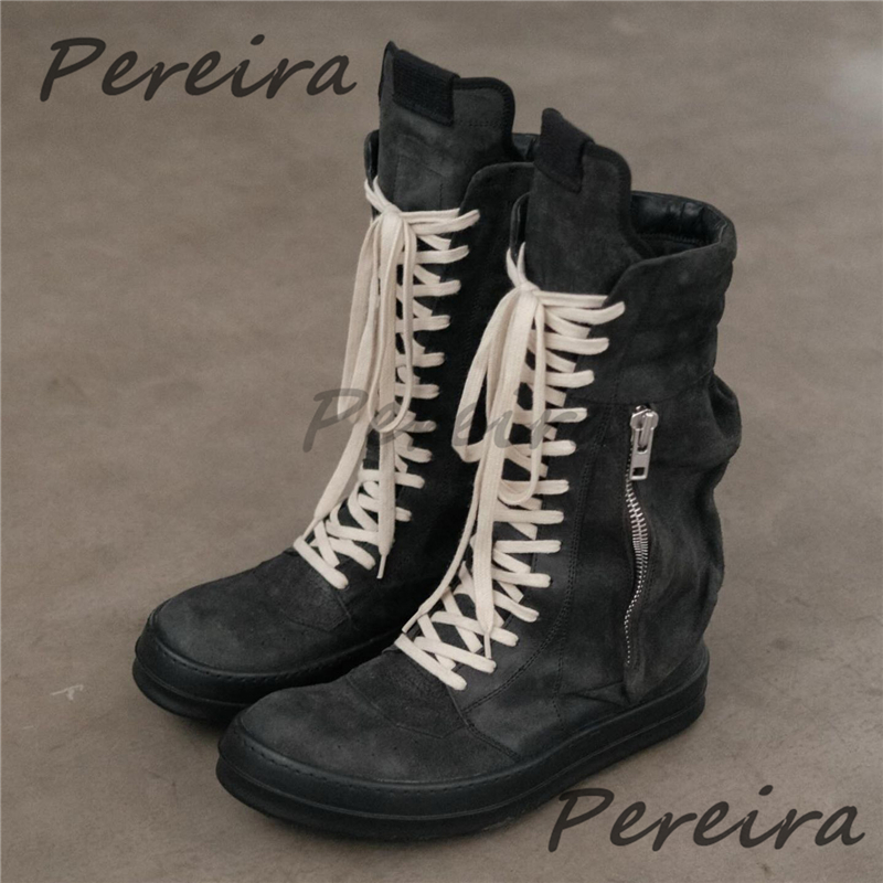 Black Suede Flat High Top Snea - Crossfit Male ulasan dan harga