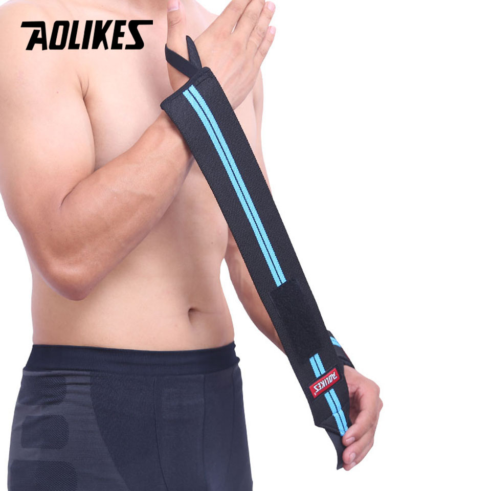 AOLIKES 1 Pair Wristband Wrist - Crossfit Training Gear ulasan dan harga