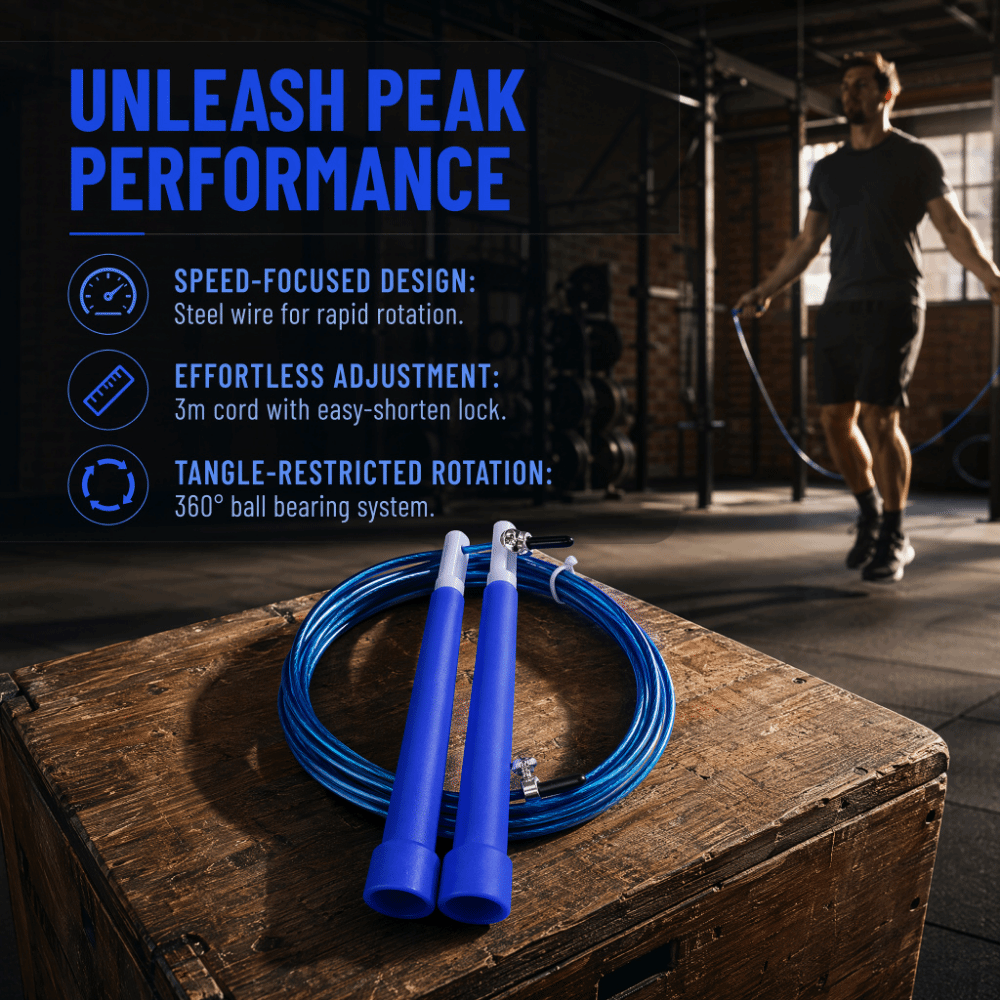 Durable Steel Wire Jump Rope T - Skipping Rope Pvc ulasan dan harga
