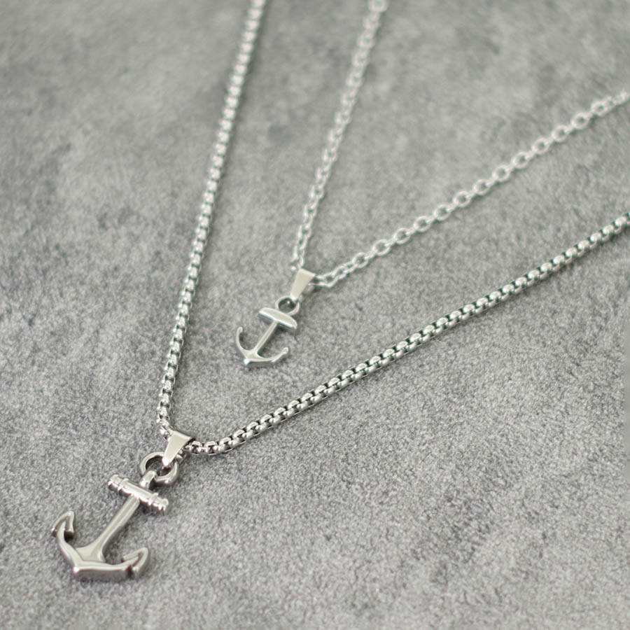 Hiphop Anchor Necklace For Men - Battle Rope Anchor ulasan dan harga