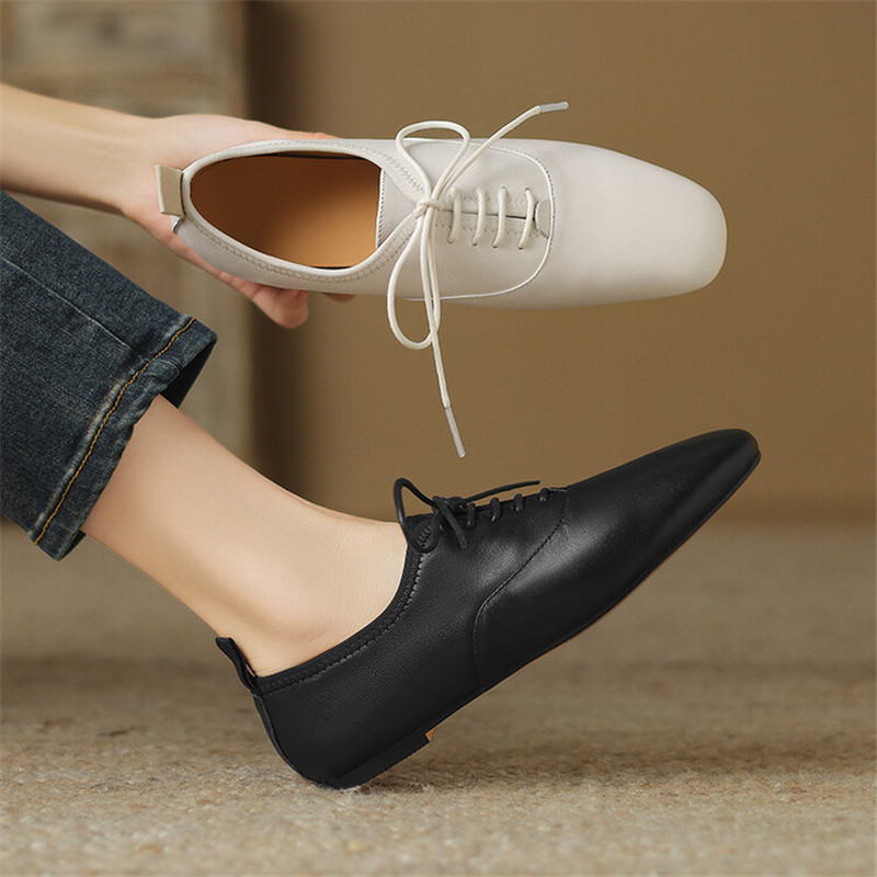 New Genuine Leather Lace Loafe - Crossfit Ladies ulasan dan harga