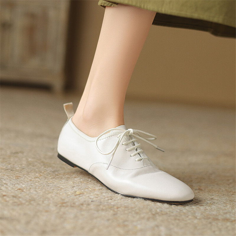 New Genuine Leather Lace Loafe - Crossfit Ladies ulasan dan harga