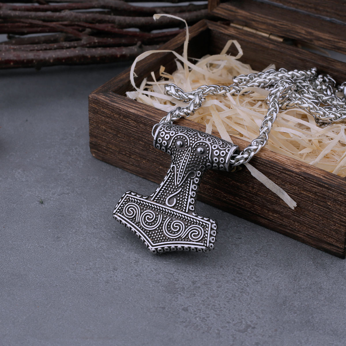 Nordic Viking Thor's Hammer Mj - Battle Rope Anchor ulasan dan harga