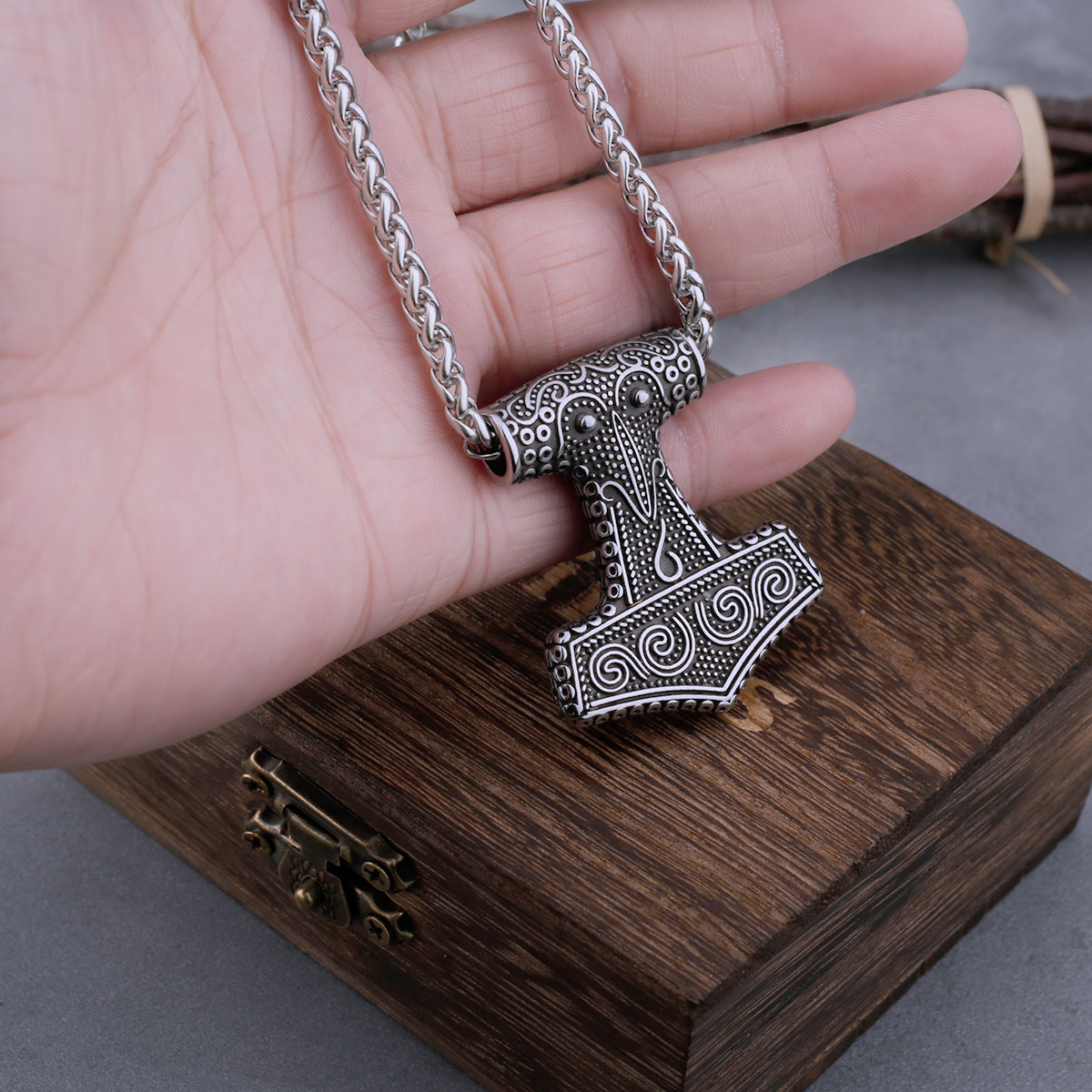 Nordic Viking Thor's Hammer Mj - Battle Rope Anchor ulasan dan harga