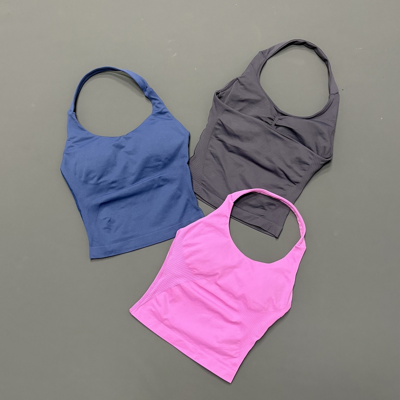 Women Halter Neck Sports Top S - Crossfit Yoga ulasan dan harga