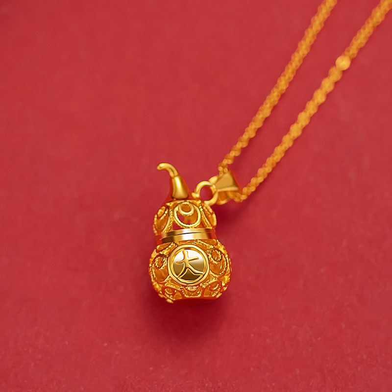 Pure 18K Gold Necklace Lucky H - Battle Rope Anchor ulasan dan harga