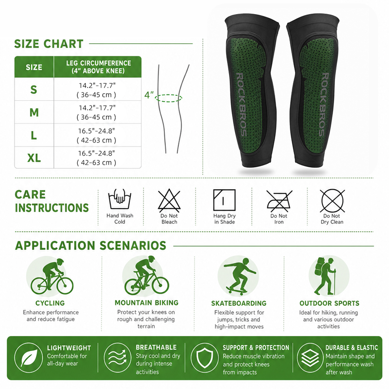 ROCKBROS Cool Sport Legs MTB C - Knee Sleeve Pair ulasan dan harga