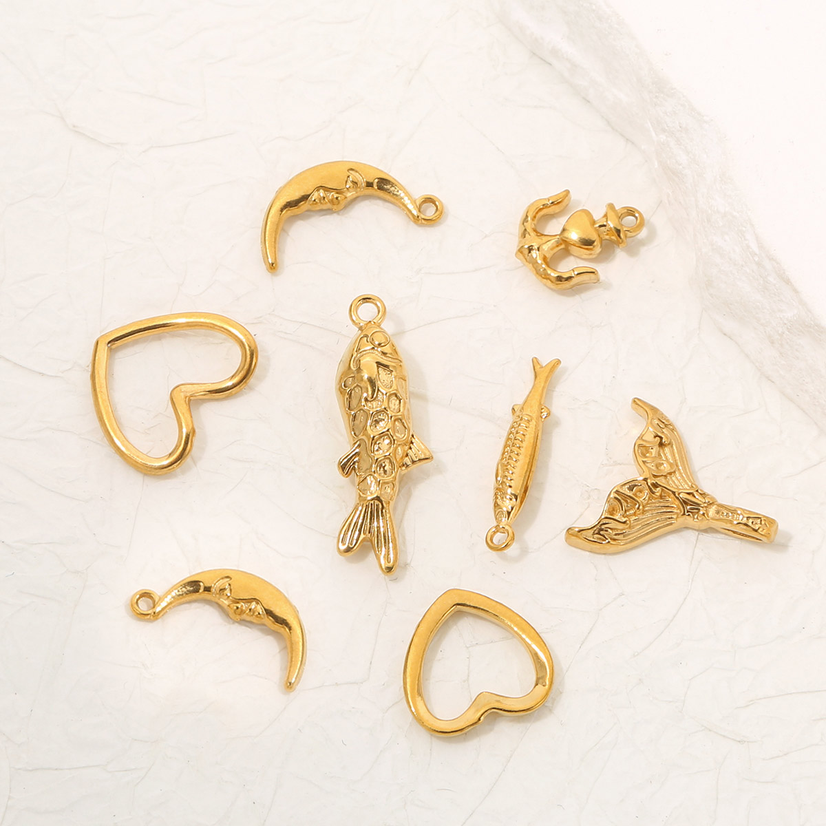 5PCS Stainless Steel Heart Moo - Battle Rope Anchor ulasan dan harga
