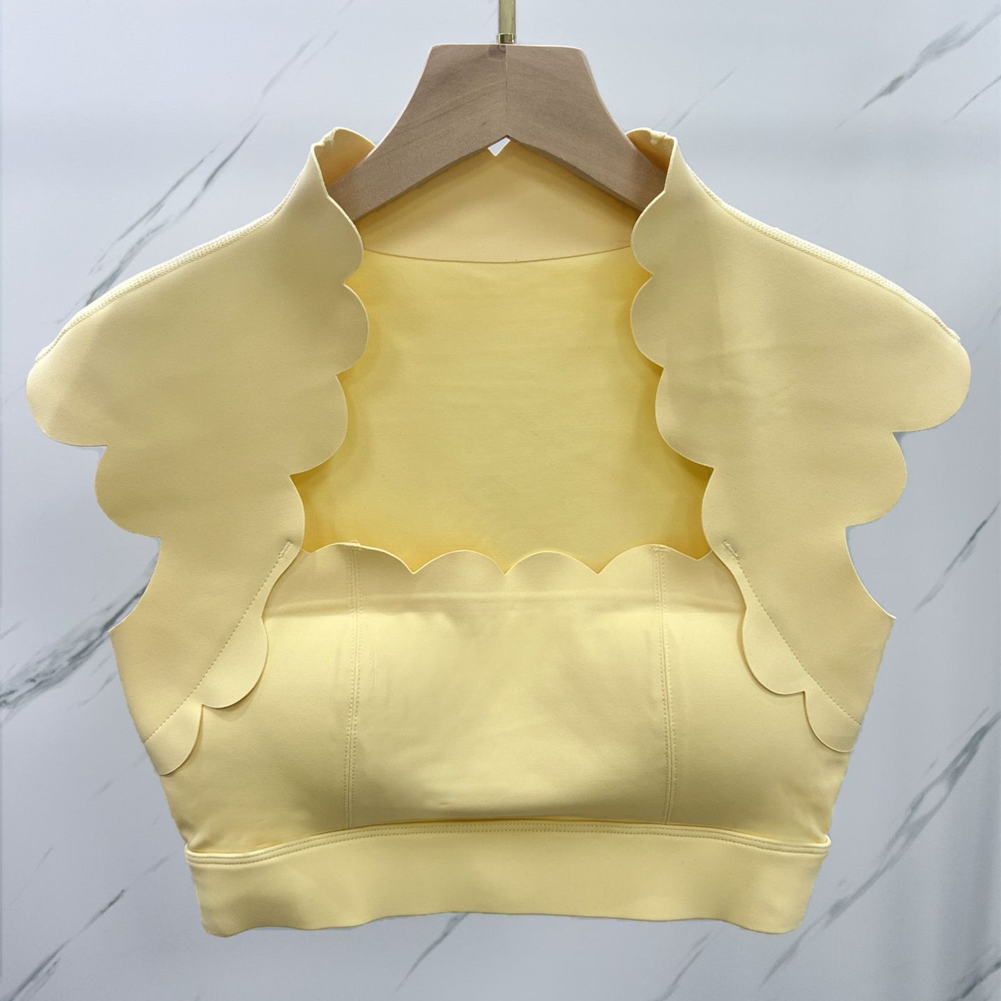 Pad Wavy Women Sports Vest Yog - Crossfit Yoga ulasan dan harga
