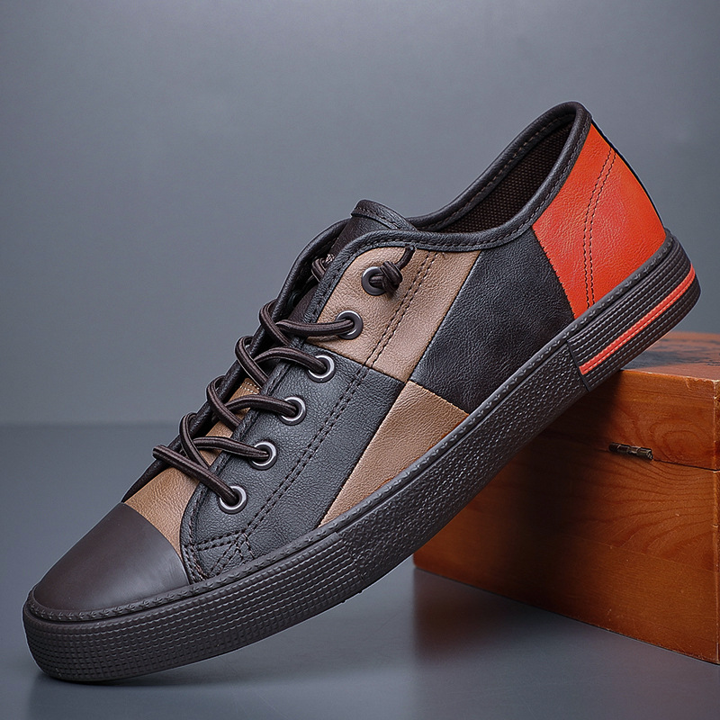 Men Leather Loafers Autumn Bre - Crossfit Male ulasan dan harga