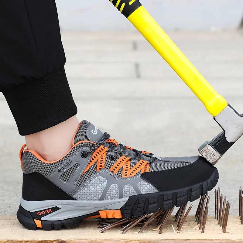Men Steel Toe Safety Shoes Ind - Crossfit Male ulasan dan harga