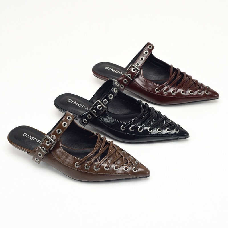 Pointed Toe Lace Up Women Slip - Crossfit Ladies ulasan dan harga